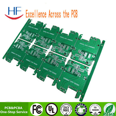 หน้ากากผสมสีเขียว FR4 PCB Board Control PCB ความหนา 1.6MM สําหรับการ์ด WiFi