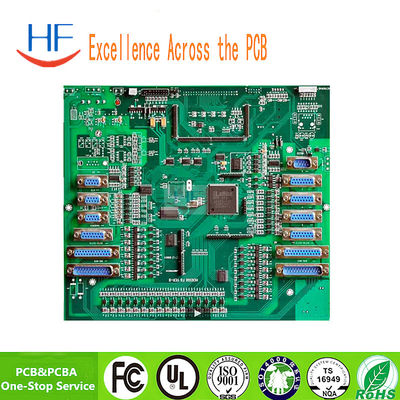 สีเขียว สีฟ้า BGA PCB การประกอบงาน PCBA Oem Board 2oz 2 ชั้น